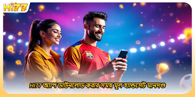 HI77 অ্যাপ ডাউনলোড করার সময় মূল হ্যান্ডসেট মানদণ্ড